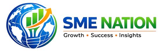 SME Nation logo representing a digital platform dedicated to empowering small and medium-sized enterprises with business insights, funding opportunities, and entrepreneurial resources.